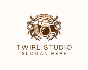 Vintage Camera Studio logo design