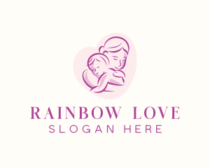 Mother Child Love logo design