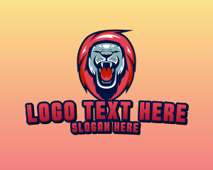 Esports - Lion Roar Gaming Mascot logo design