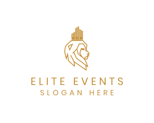 Events - Lion Royal Crown logo design