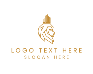 Luxury - Lion Royal Crown logo design