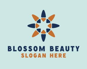 Blossom - Star Flower Petals logo design