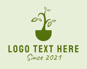 Sprout - Green Farm Plant logo design