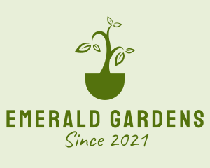 Green Farm Plant  logo design