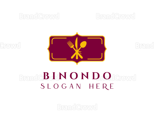 Luxury Fine Dining Restaurant Logo
