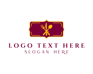 Food - Luxury Fine Dining Restaurant logo design