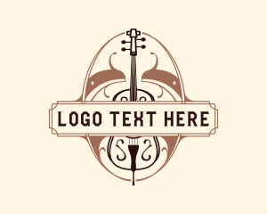 Orchestra - Cello Orchestra Band logo design