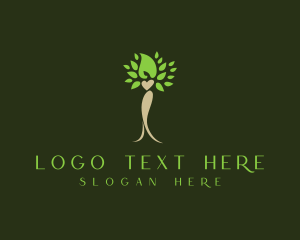 Spa - Female Tree Spa logo design