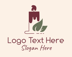 Lenten - Natural Wax Candle logo design