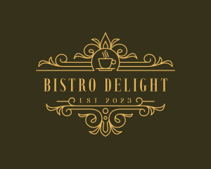 Luxury Cafe Bistro logo design