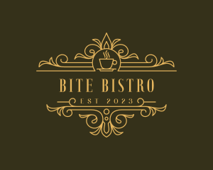 Luxury Cafe Bistro logo design