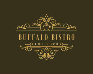 Luxury Cafe Bistro logo design