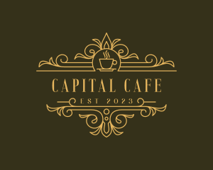 Luxury Cafe Bistro logo design