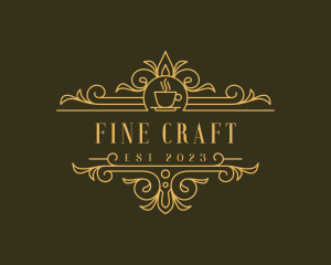 Luxury Cafe Bistro logo design