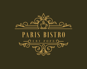 Luxury Cafe Bistro logo design