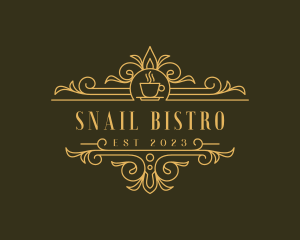 Luxury Cafe Bistro logo design