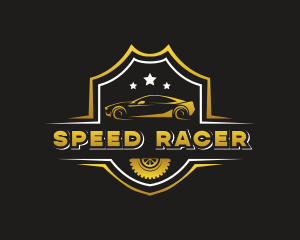 Racecar - Automotive Racecar Garage logo design