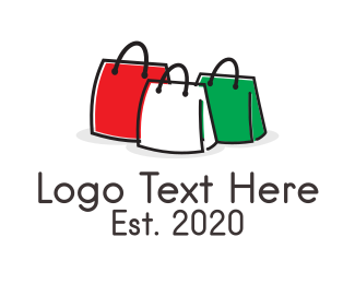 Italian Fashion Handbag Bags logo design