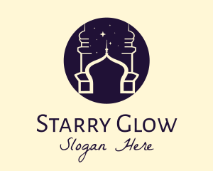 Starry - Starry Night Mosque logo design