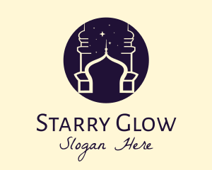 Starry Night Mosque logo design