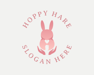 Easter Rabbit Animal logo design