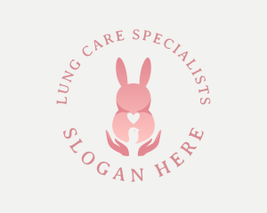 Easter Rabbit Animal logo design