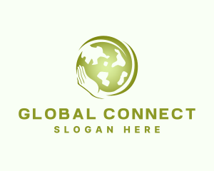 Globe - Globe Hands Foundation logo design