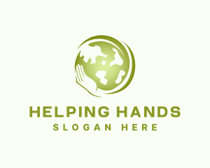 Hands - Globe Hands Foundation logo design