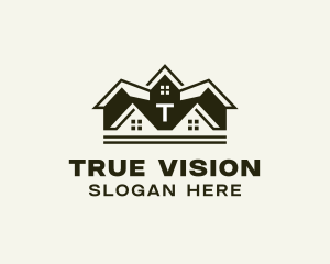 House Residential Real Estate logo design