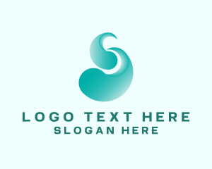 Abstract - Water Sanitizer Letter S logo design