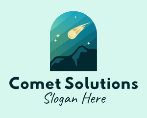 Comet Outer Space  logo design