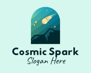 Comet Outer Space  logo design