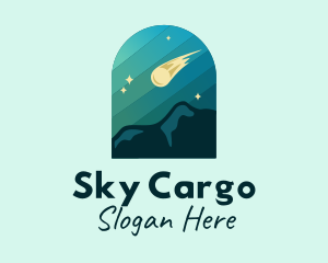 Comet Outer Space  logo design