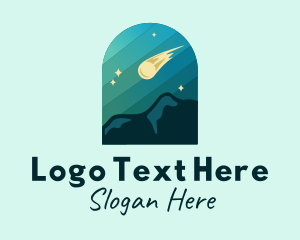 Stargazer - Comet Outer Space logo design