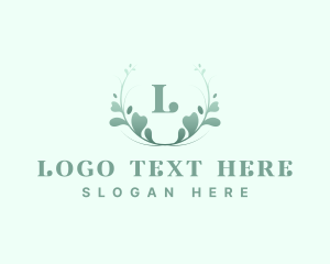 Natural - Organic Leaf Brand Boutique logo design