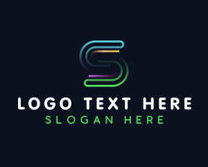 Futuristic - Creative Tech Letter S logo design