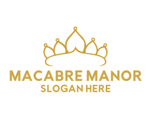 Elegant Tiara Crown logo design