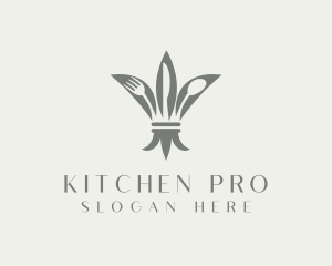 Kitchen Cutlery Restaurant logo design