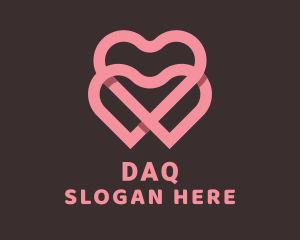  Couple Dating Heart Logo