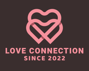 Dating - Couple Dating Heart logo design