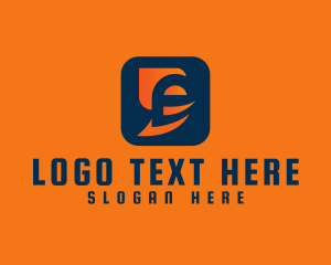 Software - Startup Modern Business Letter E logo design
