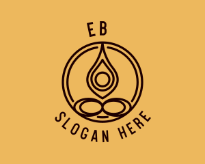 Spiritual - Organic Yoga Meditation logo design