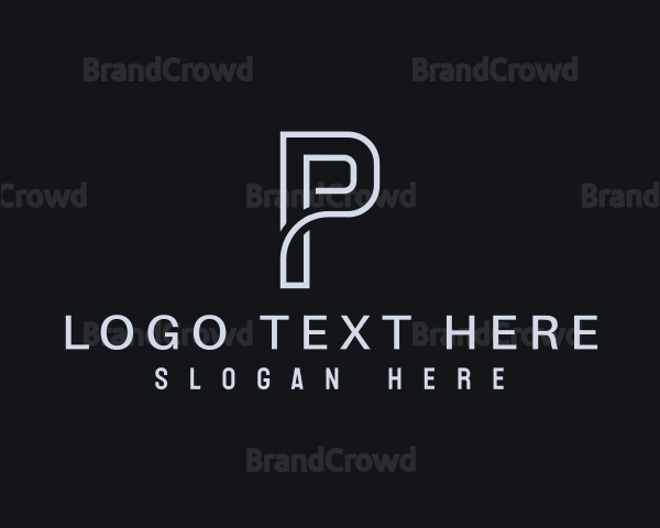 Generic Modern Business Letter P Logo