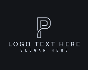 Letter Rp - Generic Modern Business Letter P logo design