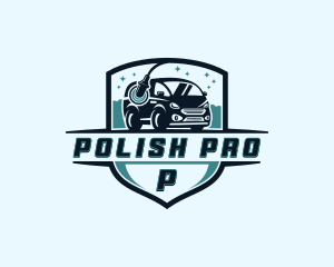 Polish - Car Wash Polishing logo design