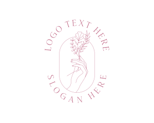 Artisanal - Floral Beauty Salon logo design