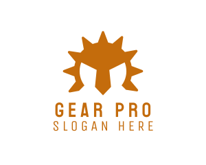 Gear - Gear Helmet Spikes logo design