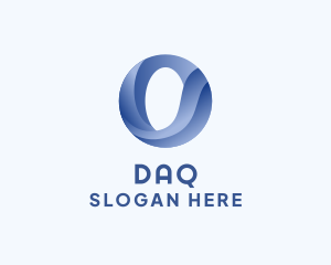 Business Wave Firm Letter O logo design