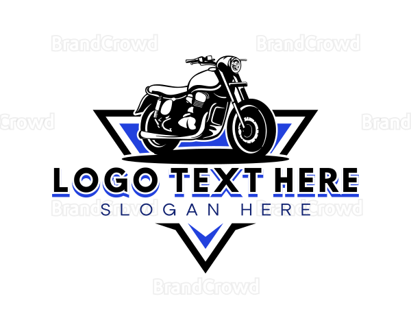 Motorbike Motorcycle Transport Logo