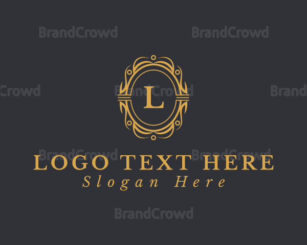 Luxurious Ornament Beauty Salon Logo